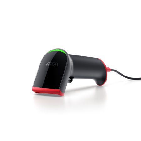 Сканер штрих-кода АТОЛ Impulse 12 ( 2D, черный, USB, без подставки)  
